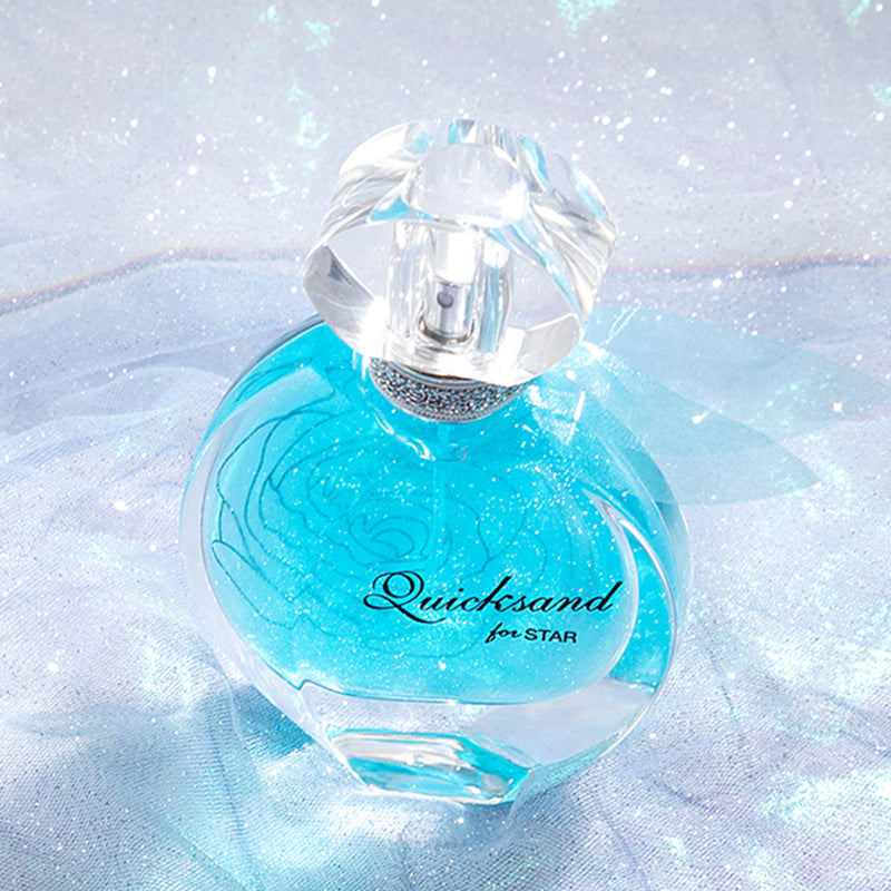 Tiktok-Style Jinbadi Liquid Sand Unisex Gold-Plated Perfume, Long-Lasting Light Fragrance, Wholesale Gift 55ml Fragrance