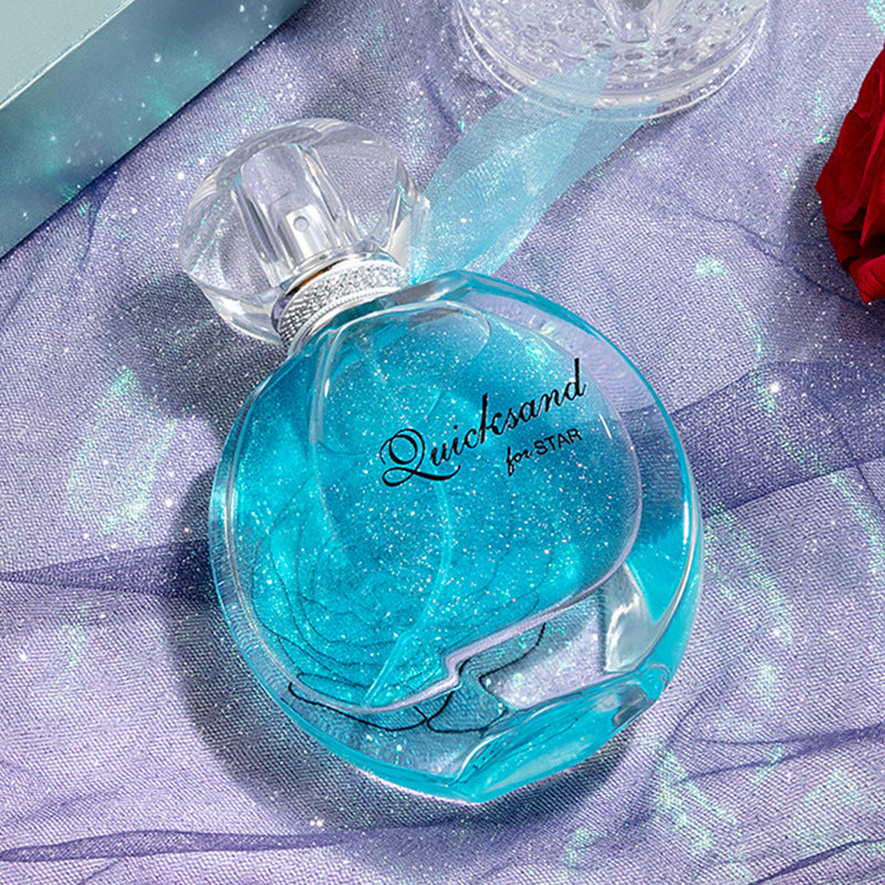 Tiktok-Style Jinbadi Liquid Sand Unisex Gold-Plated Perfume, Long-Lasting Light Fragrance, Wholesale Gift 55ml Fragrance