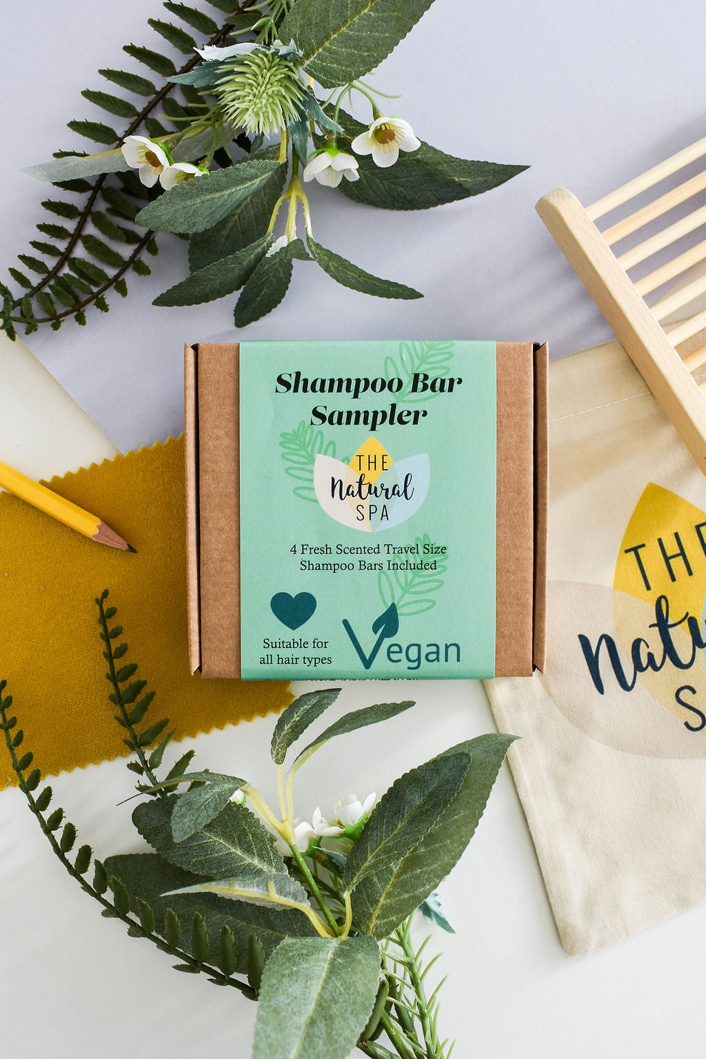 Fresh Mini Shampoo Sampler - gift set with 4 mini shampoo bars set