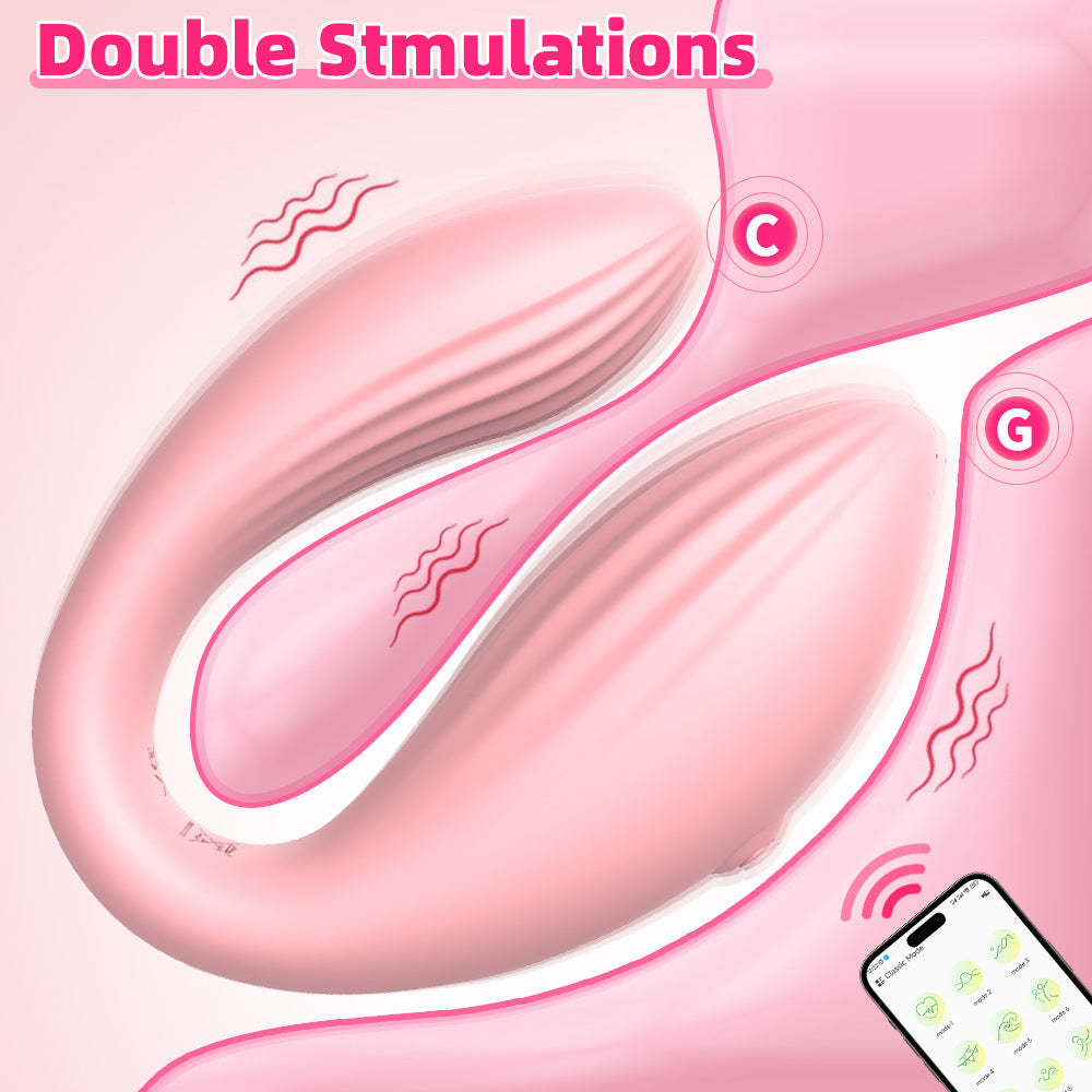 Kara App Wearable Full-Coverage Vibrator With Dual Heads For Women, Factory Wholesale