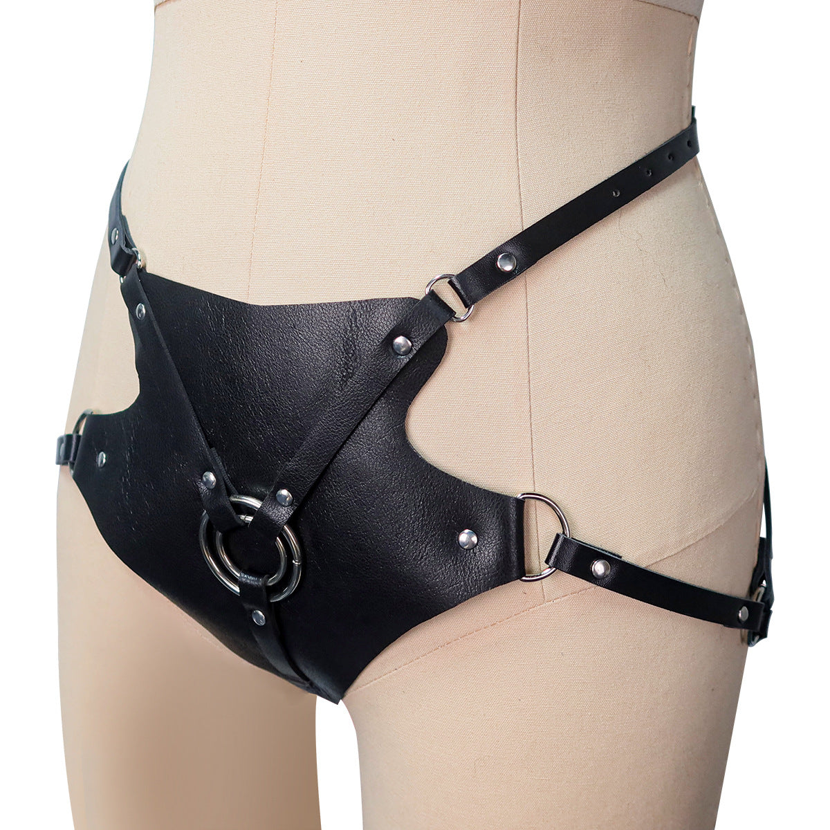 Ywz Adult Sex Toys Cross-Border Sm Wearable Wiring Harness Sexy Bondage Props Thong Leather Bondage