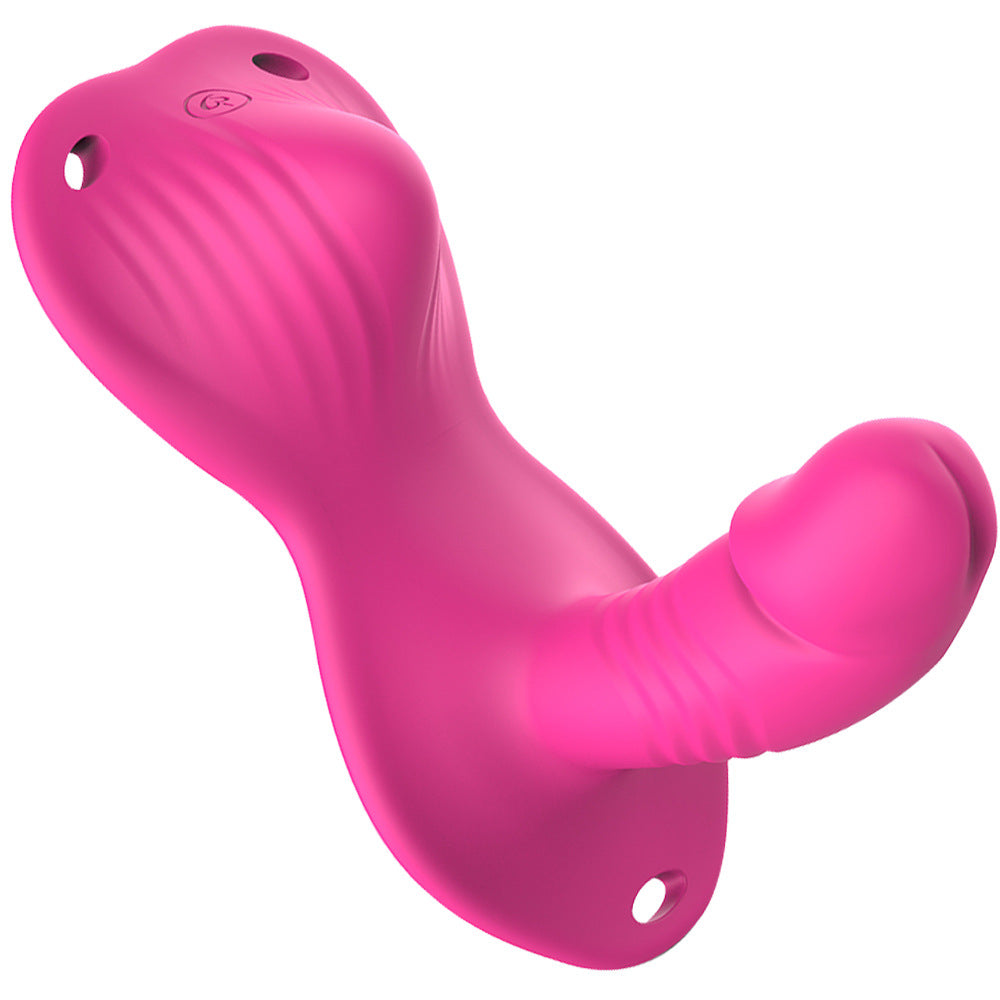 New Wearable Vibrator Double Shock Cushion Penis App + Remote Control Invisible Wearable Masturbation Device Adult Sex Toy