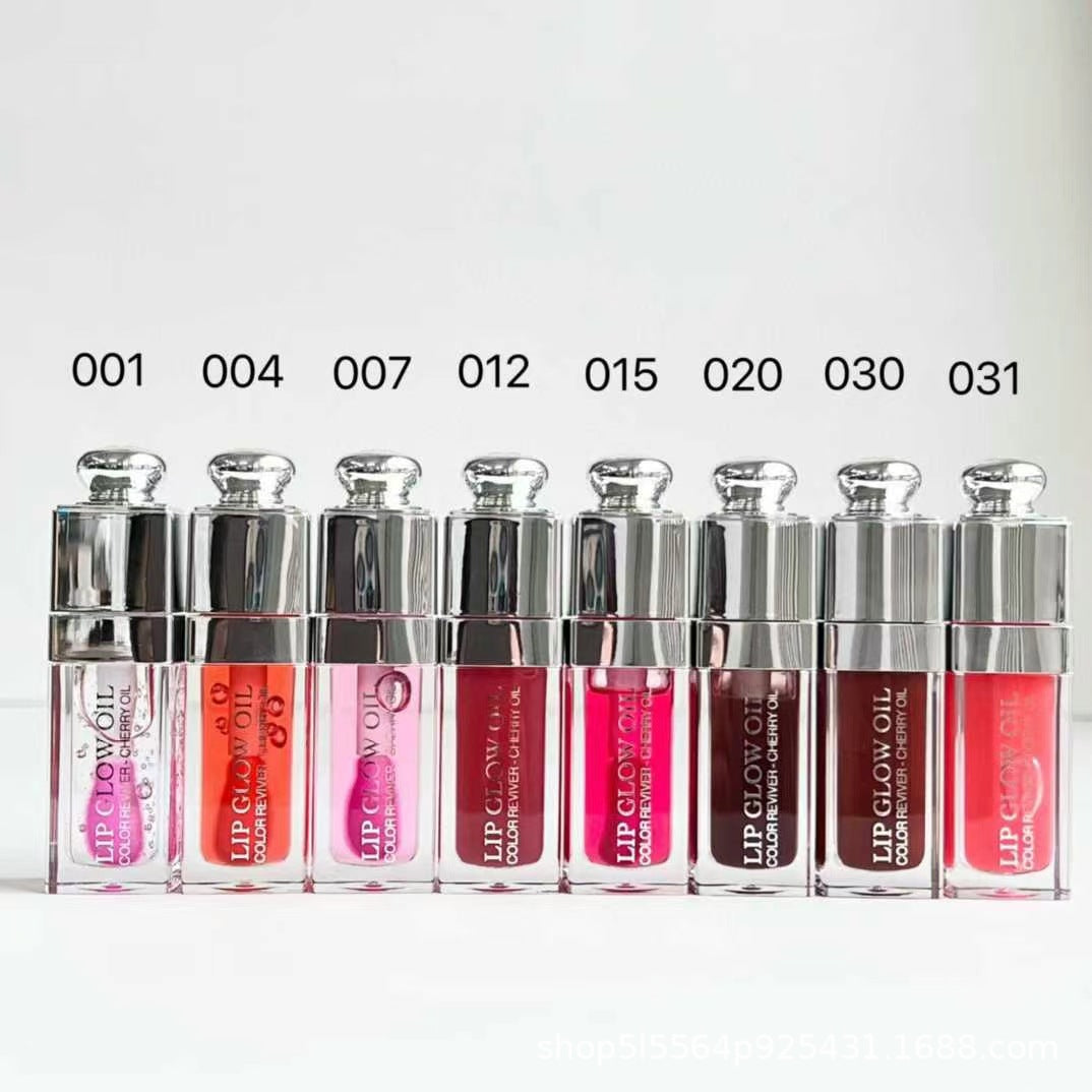 Foreign Trade Makeup Wholesale Glaze Lip Gloss 6ML Color Change Lip Oil Light And Durable Rich Shiny Color Lip Gloss 001