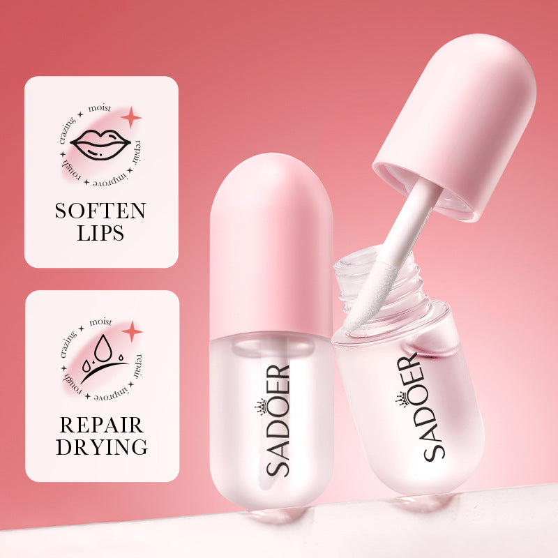 Cross-Border Sadoer Vaseline Moisturizing Lip Oil, Moisturizing And Lightening Lip Lines, Nourishing And Preventing Dryness And Cracking Lip Balm For Foreign Trade