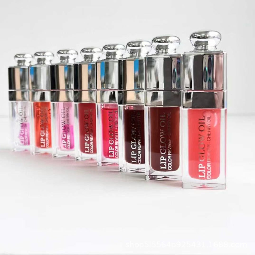 Foreign Trade Makeup Wholesale Glaze Lip Gloss 6ML Color Change Lip Oil Light And Durable Rich Shiny Color Lip Gloss 001