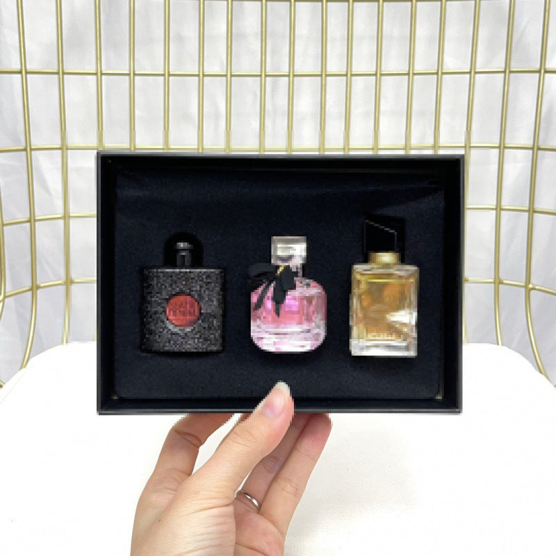 Women's Perfume Sample Set Three, Four Or Five Pieces Christmas Gift Gift Box Powder Meets Coco Sweetheart Gift