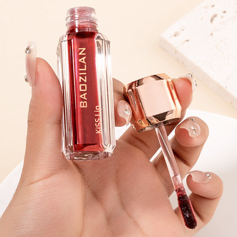 Cross-border Makeup Small Ice Velvet Lip Glaze Matte Matte Matte Silky Soft Mist Lipstick Lip Gloss Is Not Easy To Stick To The Cup Student