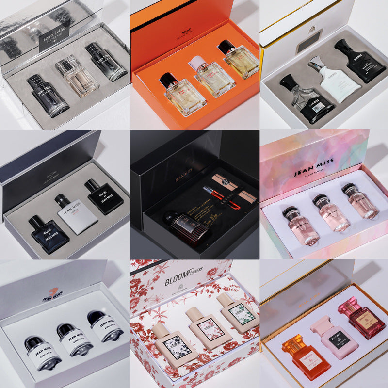 Cross-border Explosions Women's Perfume Gift Box Lasting True I Encounter Wild Blue Men's Vietnam Perfume Suit Wholesale