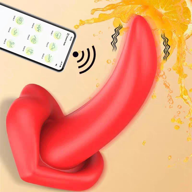 Cross-Border Popular Big Tongue Magnetically Attracts Dense Tongue Vibration Female Instant Tide Tongue Licking Adult Sex Toy For Outdoor Wear