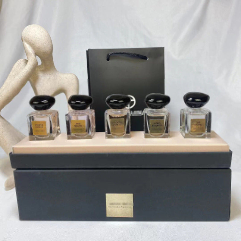 Women's Perfume Sample Set Three, Four Or Five Pieces Christmas Gift Gift Box Powder Meets Coco Sweetheart Gift