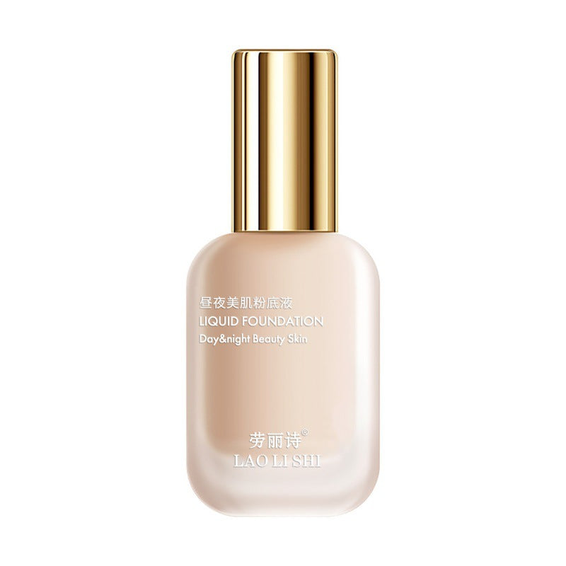 Laurie Day And Night Beauty Foundation Liquid Oil Control Concealer Moisturizing Naturally Brightening Water Moisturizing Lightweight No Makeup No Card Powder