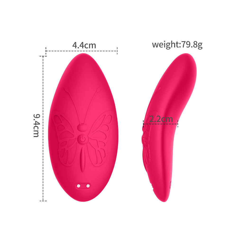 APP Remote Invisible Wear Full Plastic Underwear Vibrator Flower Butterfly Female Massage Masturbation Adult Supplies Batch