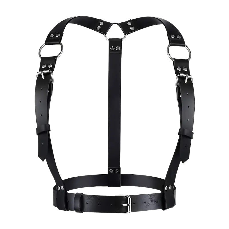Cross-border SM Leather Bound Clothing Underwear Flirting Role-playing Props Female Wearing Harness Adult Sex Supplies