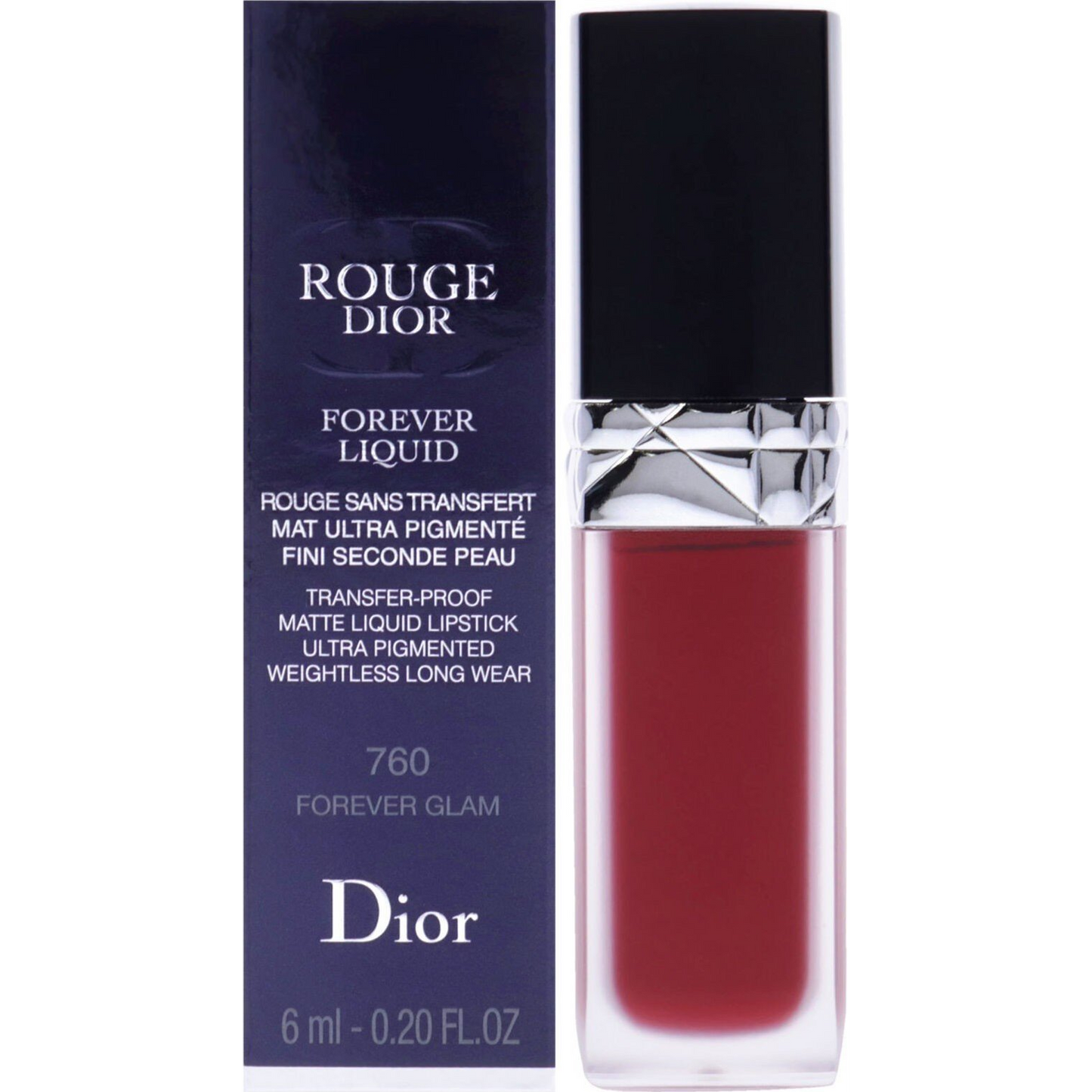 Dior Rouge Forever Liquid Lipstick 760 Forever Glam 6ml (147589)